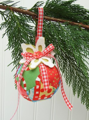 Stuffed Ball Ornament