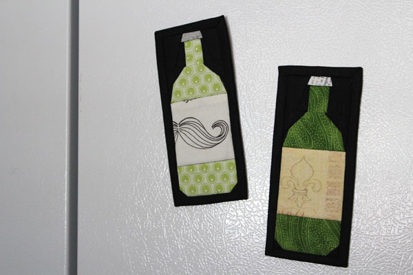 quilted refrigerator magnets
