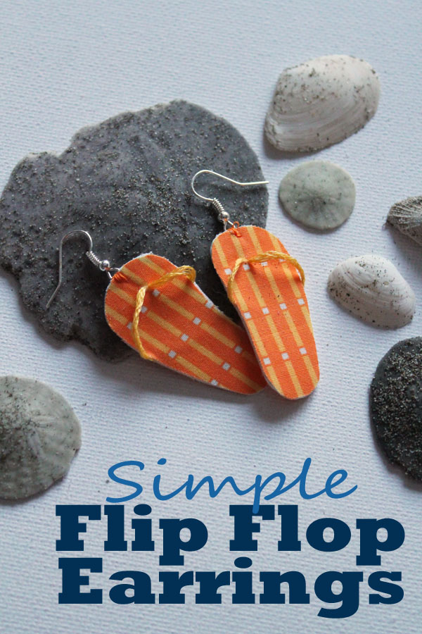 Simple Flip Flop Earrings
