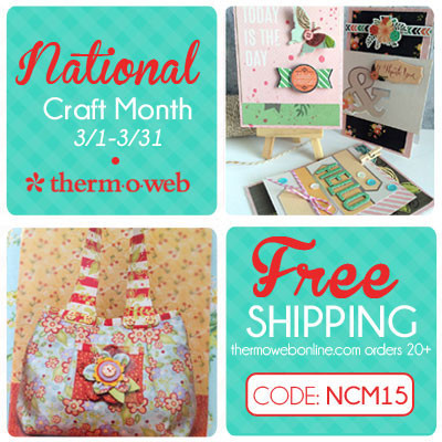 Natoinal Craft Month ThermOWeb Sale