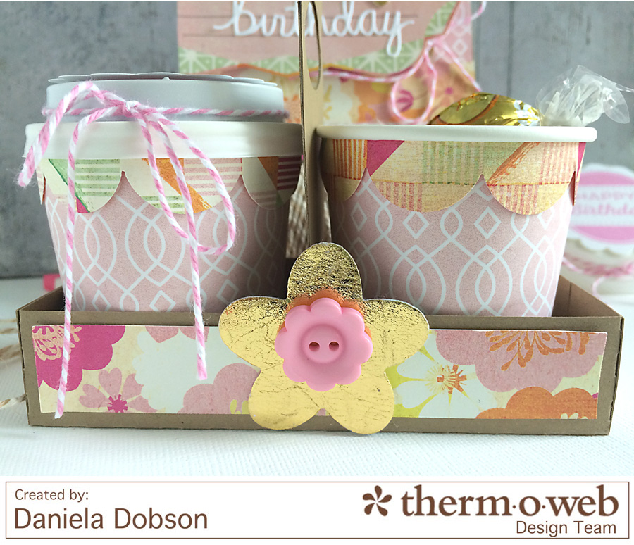 Birthday gift set close by Daniela Dobson Therm O Web