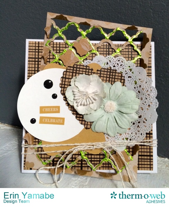 iCraft Deco Foil Quilt Inspired Card
