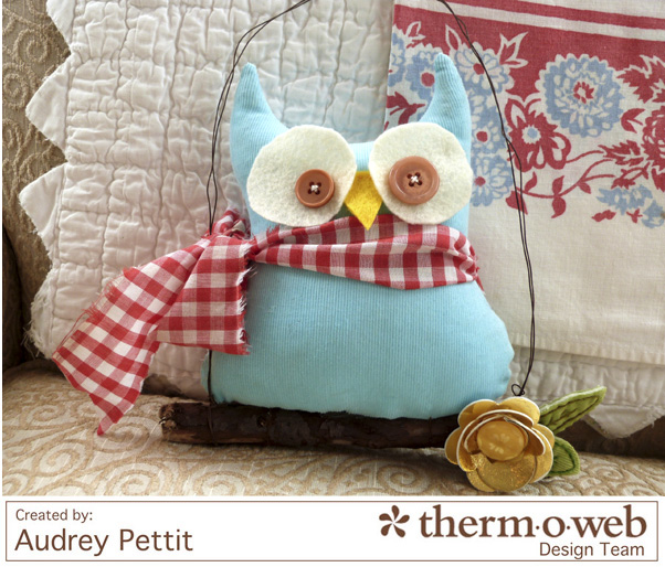AudreyPettit Thermoweb DecoFoil OwlHanger
