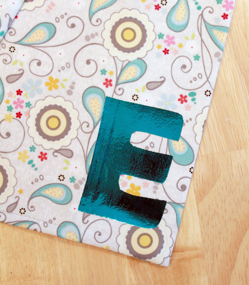 Personalized Notebook with Foil letter 9