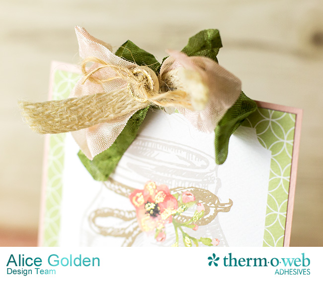 Alice Golden DecoFoil Rustic Elegance Wedding Gift Card Holder 12