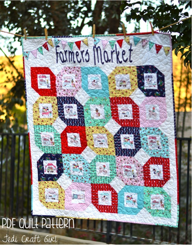 farmers market quilt cover