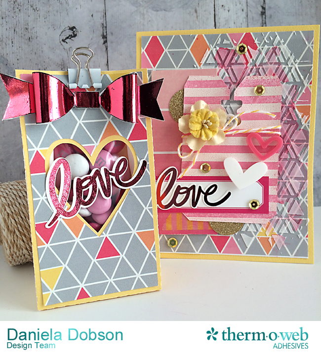 Love card and bag by Daniela Dobson