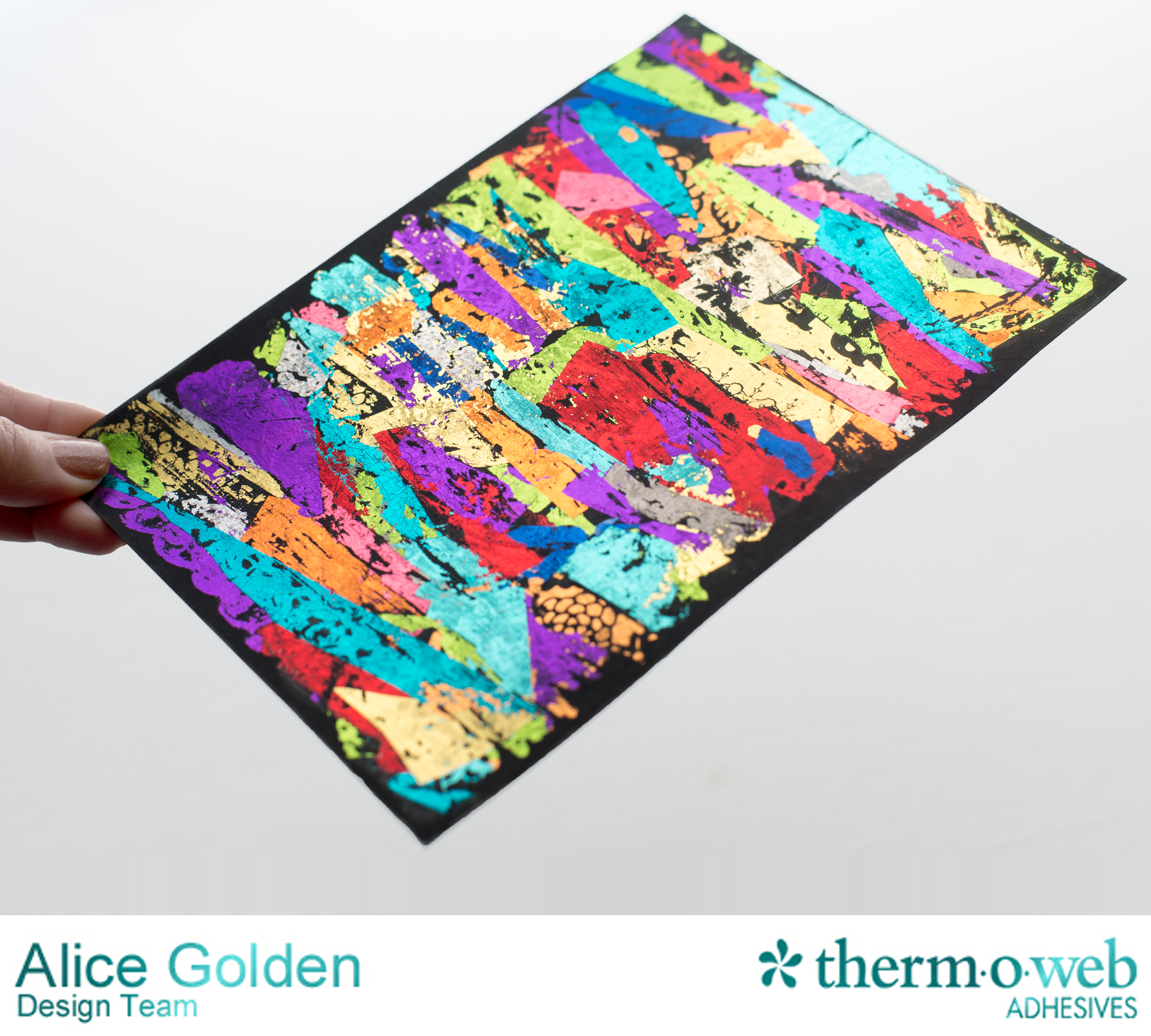 Alice Golden TOW DecoFoil Scraps Graduation Card and Gift Bag 6