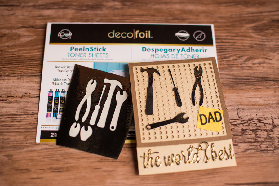 rk tow fathers day cards deco foil-7