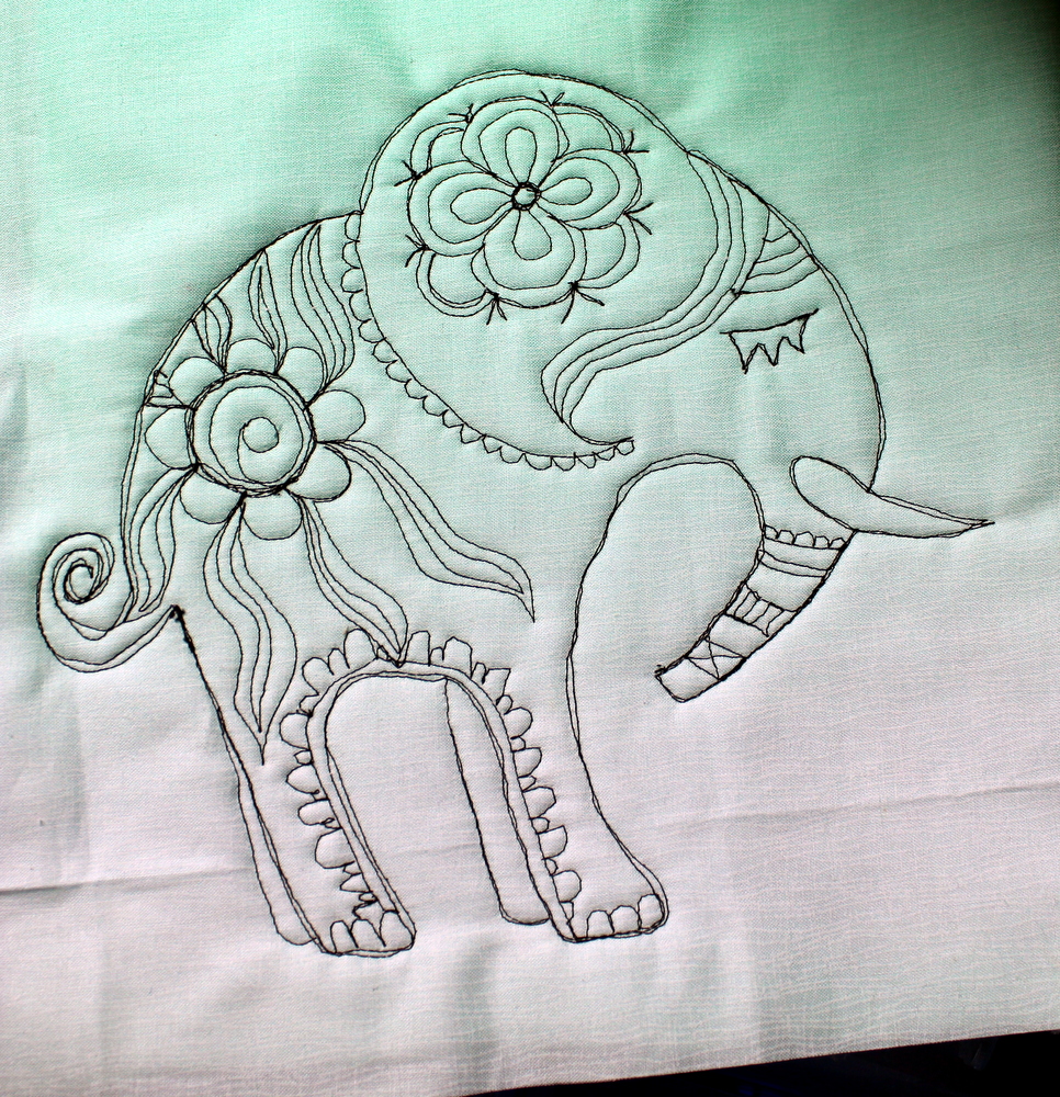 stitched elephant