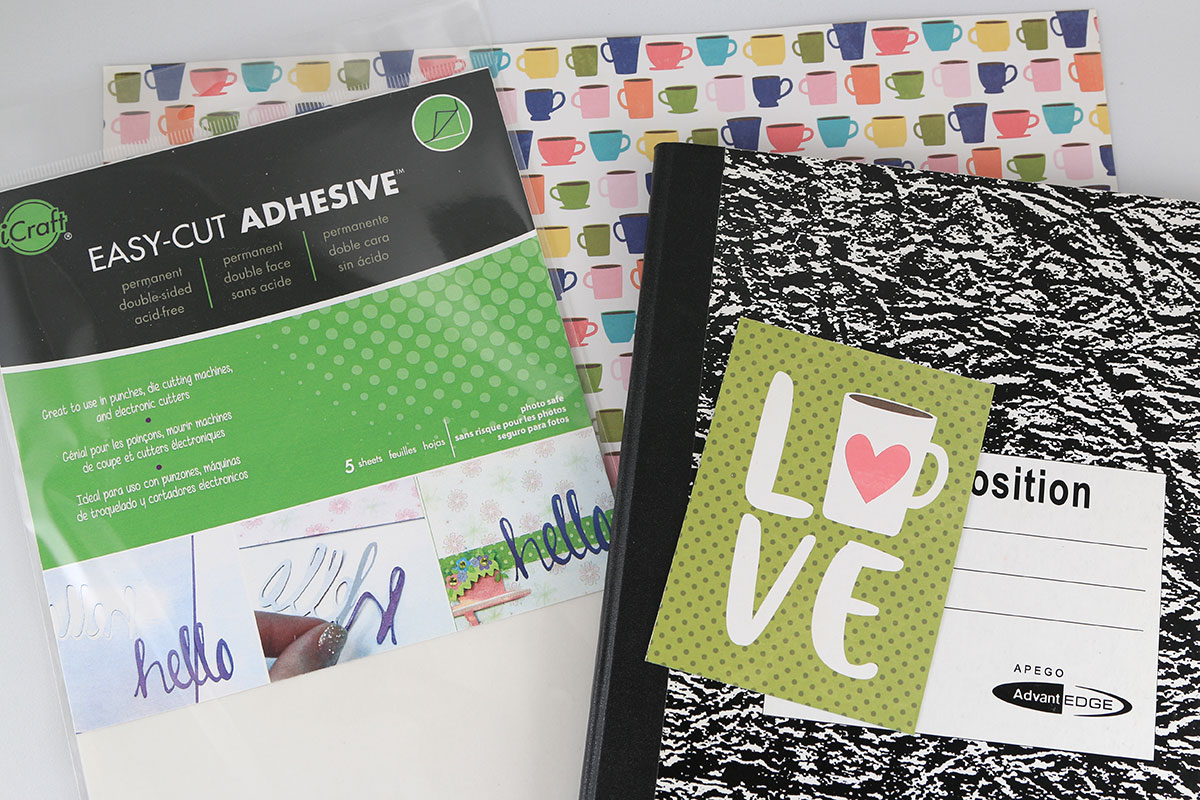 Altered Notebook Tutorial with Therm O Web iCraft Easy Cut Adhesive by Juliana Michaels