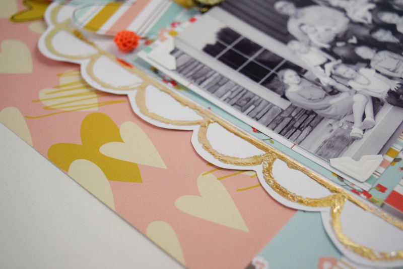 Grandparents Day Layout by @jbckadams for @thermoweb #thermoweb #decofoil #scrapbooking
