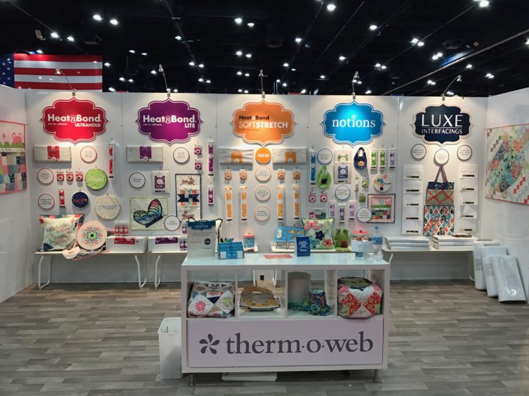 Therm O Web Quilt Market Booth