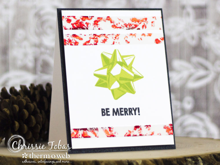 Last Minute Holiday Card with DecoFoil and Vellum