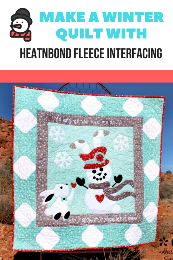 Make a winter quilt with Heatnbond