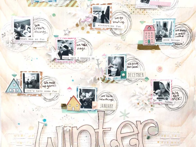 Things We Do in Winter Deco Foil Layout
