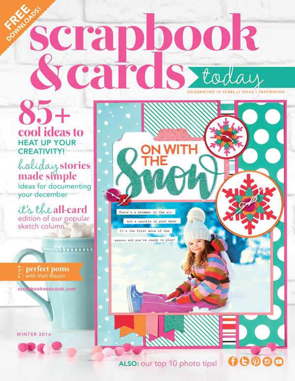 Scrapbook & Cards Today 2016 Winter Issue