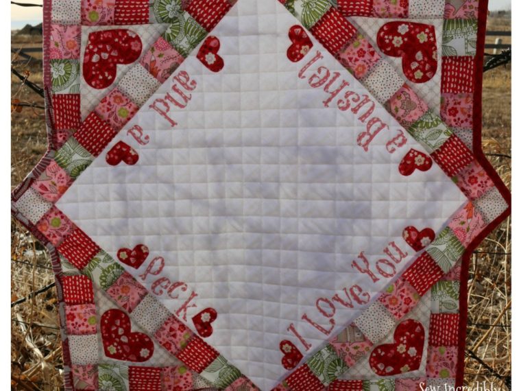 Buckel and a Peck Table Quilt by Amy Warner