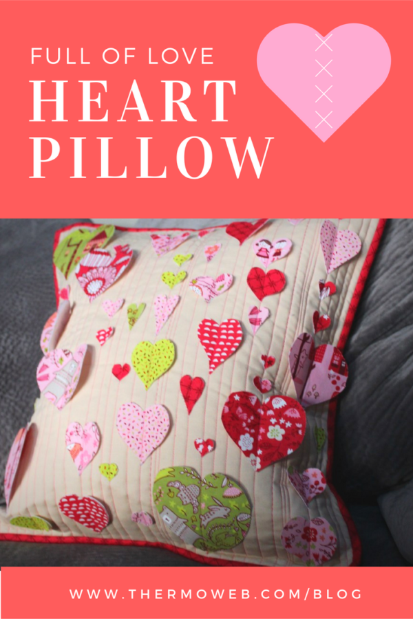 Full of Love Heart Pillow by Kim Lapacek