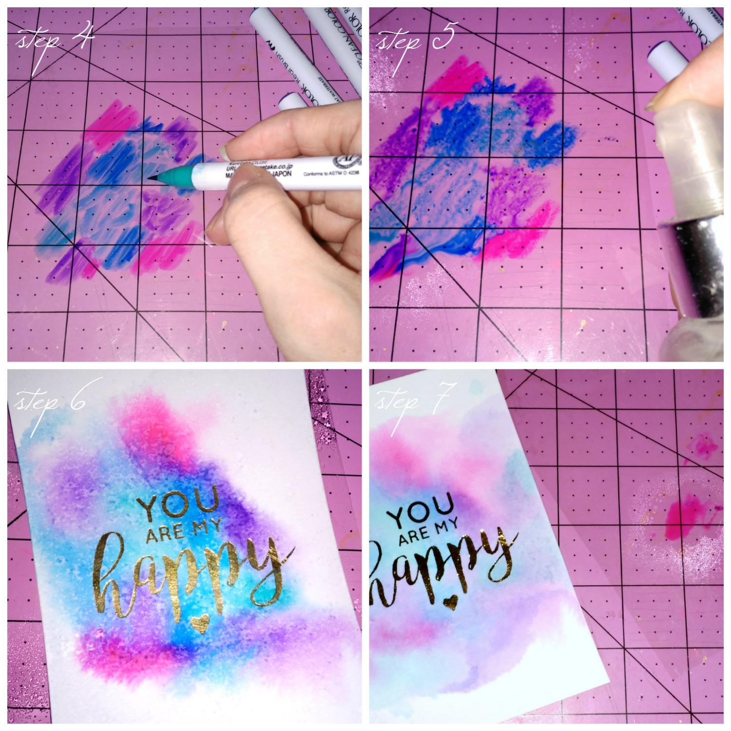 Foil Resist Watercoloring with Deco Foil - Therm O Web
