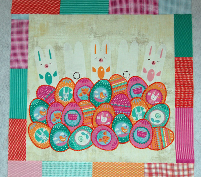 Spring Bunny Fun Mini Quilt