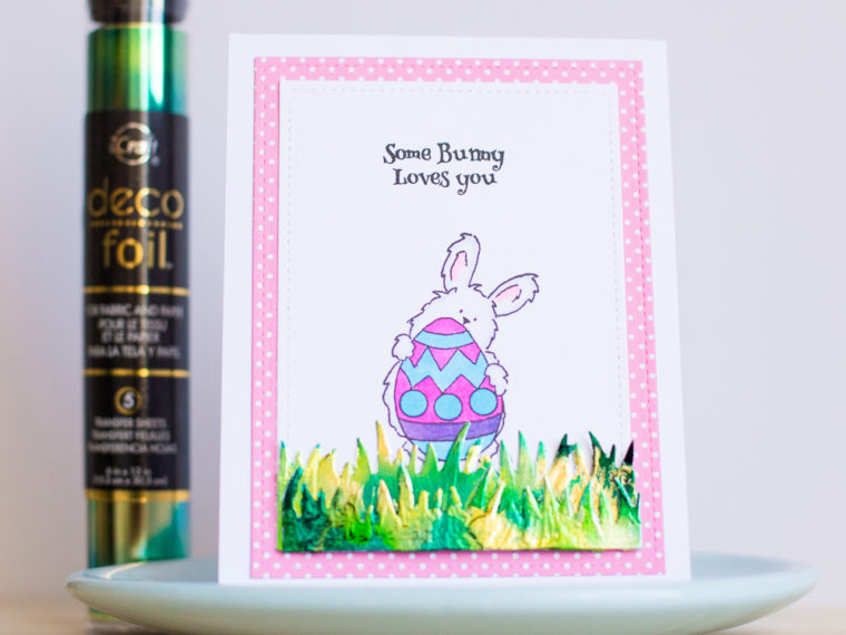 Deco Foil Easter Cards with Art Impressions Stamps by Rebecca Keppel