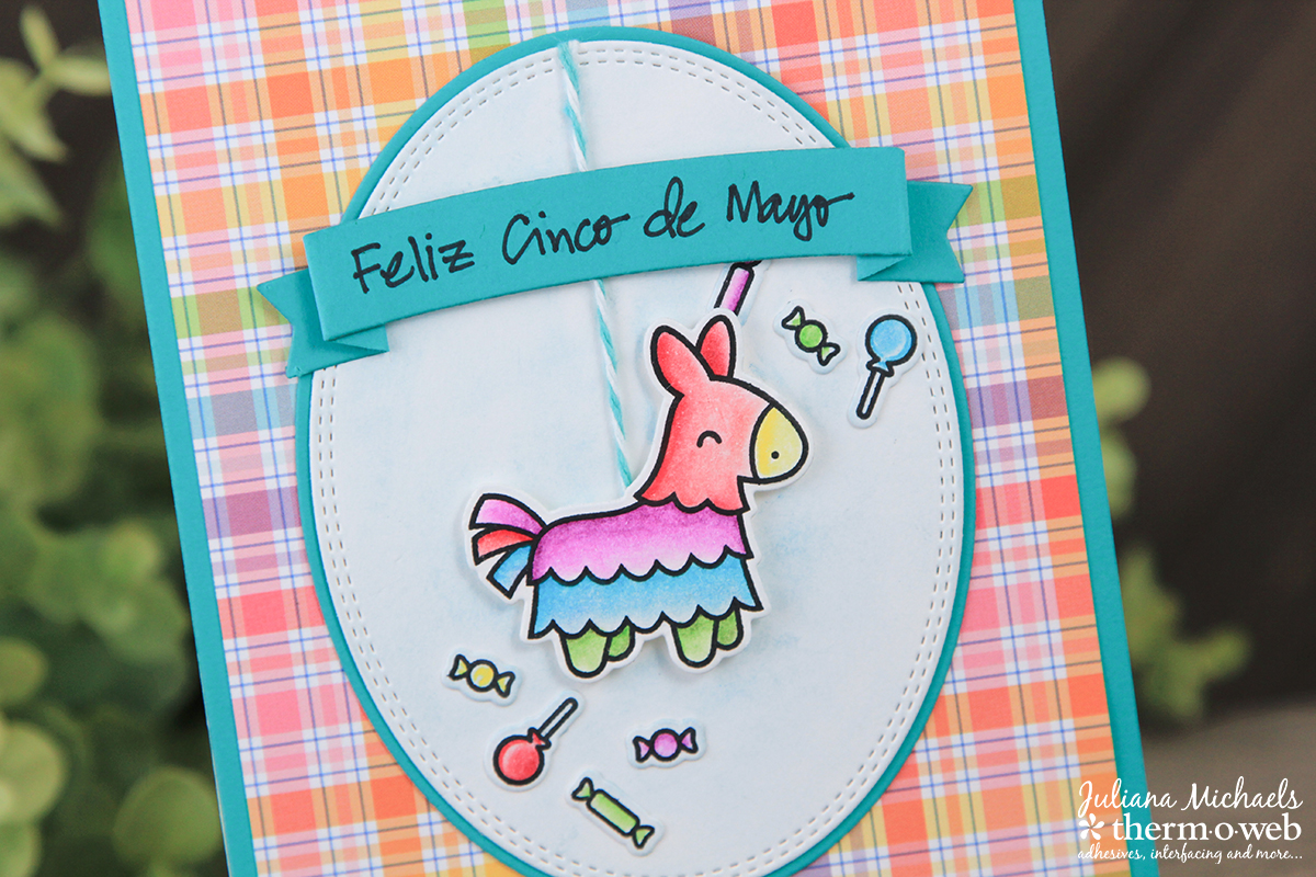 Feliz Cinco de Mayo Card by Juliana Michaels featuring Therm O Web adhesives