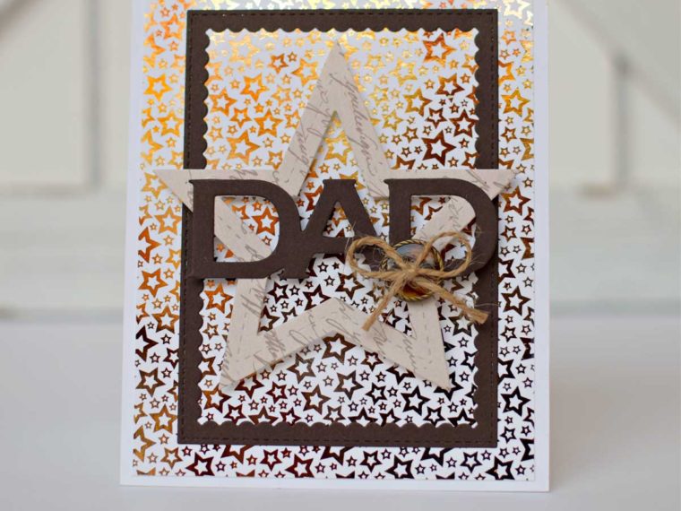 Father's Day Card with Foil-Mates and Deco Foil