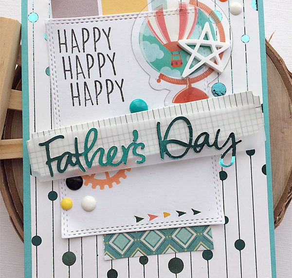 Deco Foil Father's Day Card by Daniela Dobson