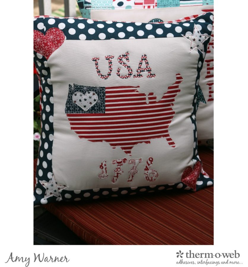 Easy Patriotic Pillow
