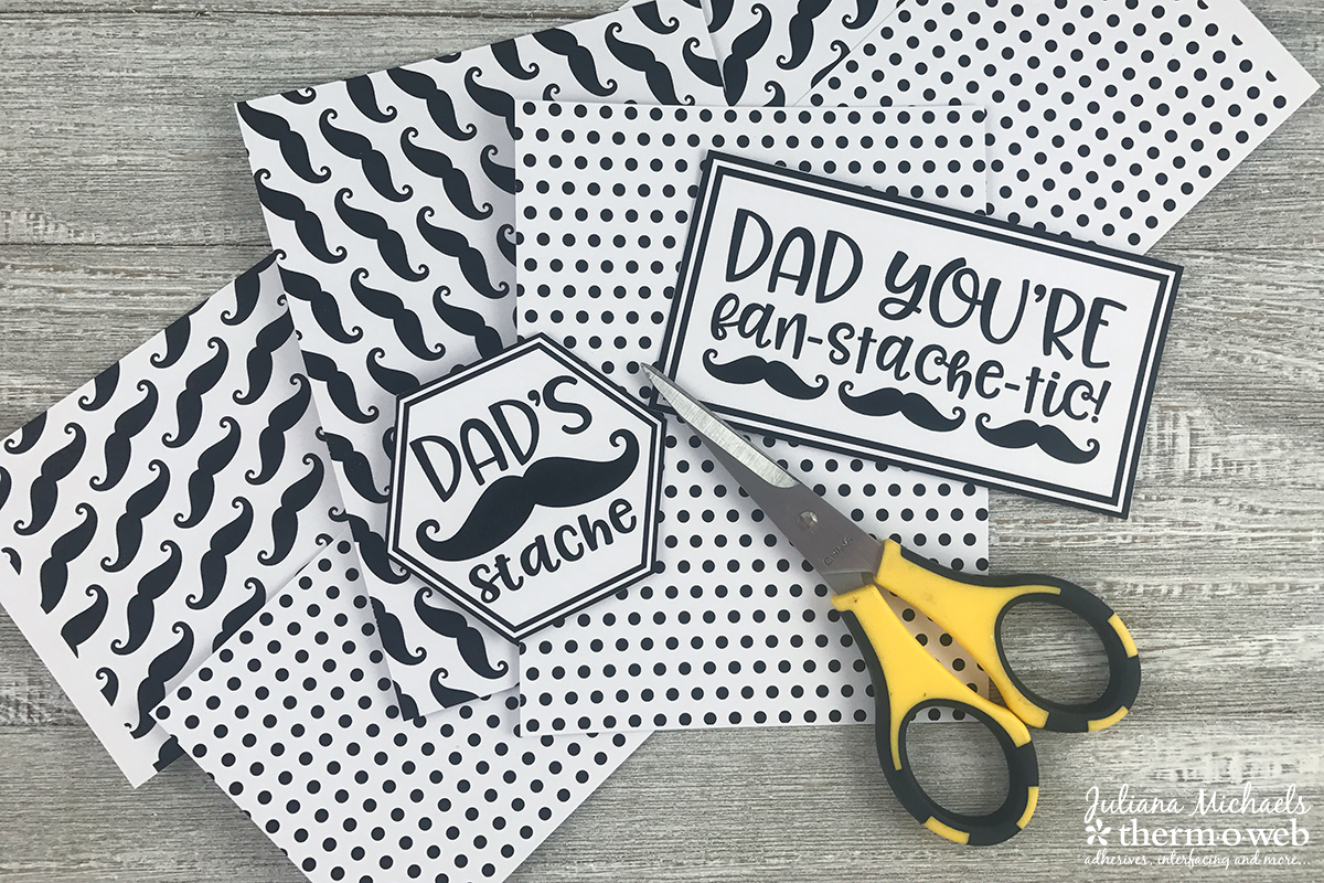 Father's Day Printable tutorial by Juliana Michaels for Therm O Web