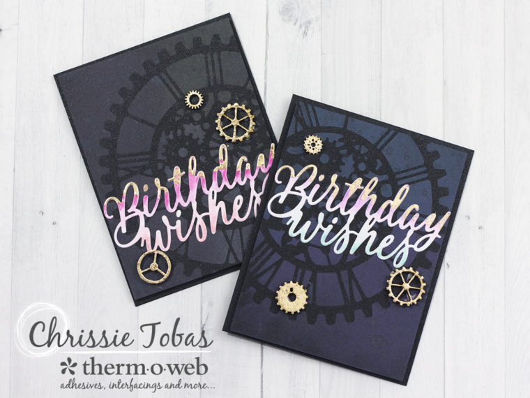 Deco Foil Coloring and Southern Ridge Chipboard Cards