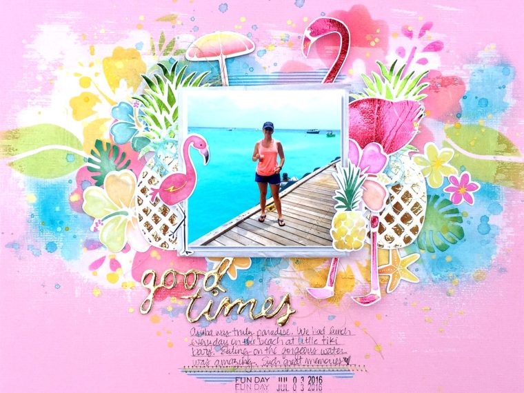 Good Times Summer Layout by Missy Whidden