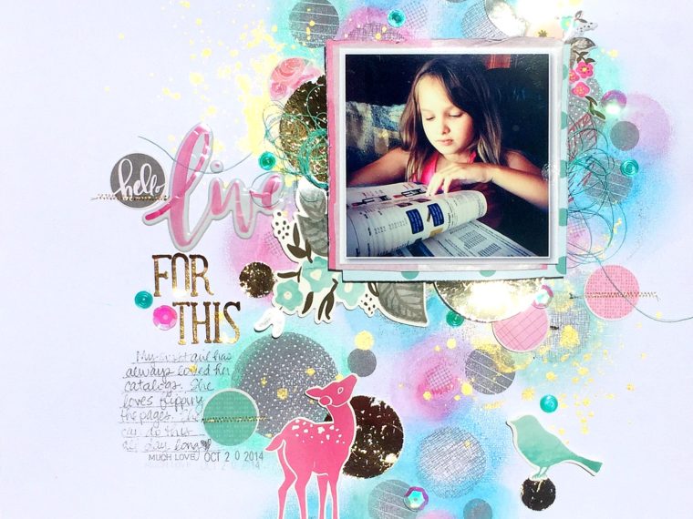 Love For This Scrapbook Layout by Missy Whidden