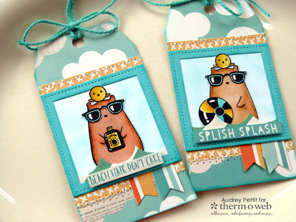 Beach Gift Tags from Audrey Pettit
