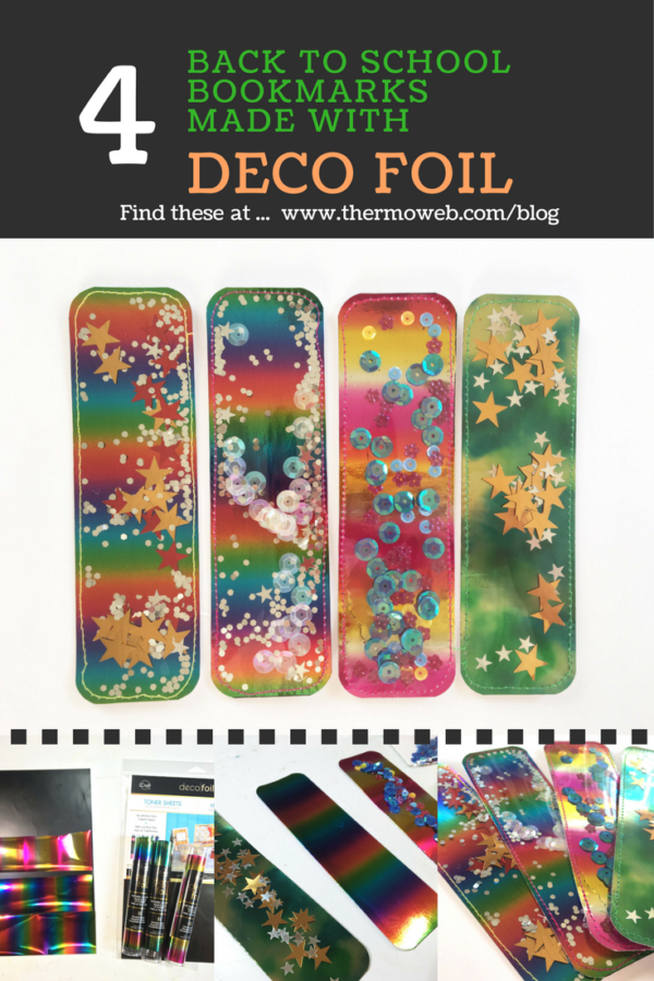 Deco Foil Back to School Bookmarks