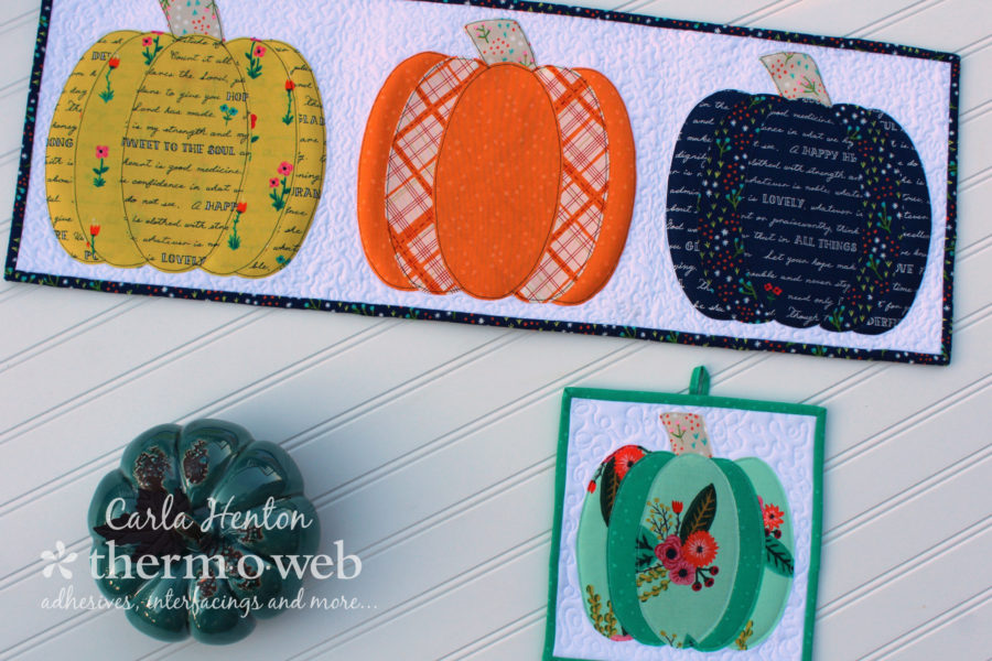 Pumpkin palooza with 2 projects by Carla Henton for Thermoweb