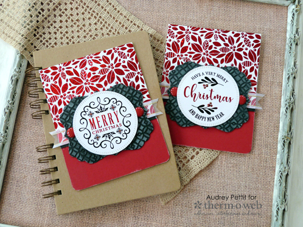 Fancy Foils Merry Christmas Cards with Gina K Designs