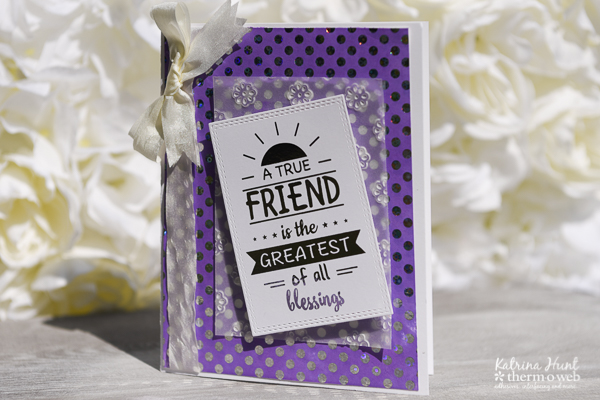 Friendship Cards by Katrina Hunt featuring Gina K Designs products