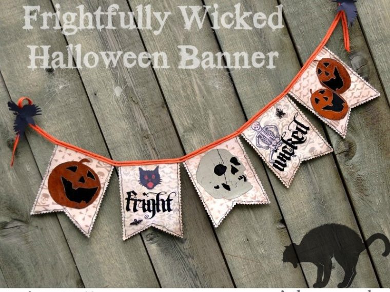 Frightfully Wicked Halloween Banner