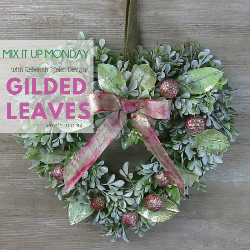 Mix It Up Monday Holiday Wreath Video Tutorial