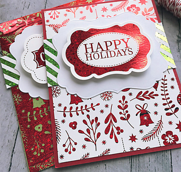 Happy Holidays Christmas Cards by Daniela Dobson