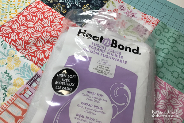 Stepouts for Sewing Machine Cover with SpraynBond Basting Spray and HeatnBond Fusible Fleece