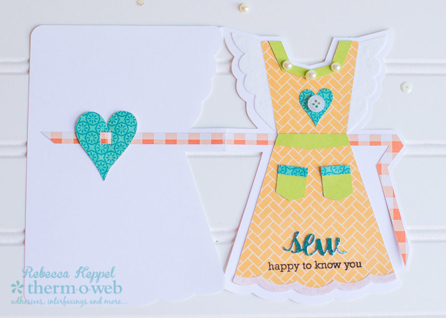 rk tow foiled sentiment apron shaped card (3 of 3) copy