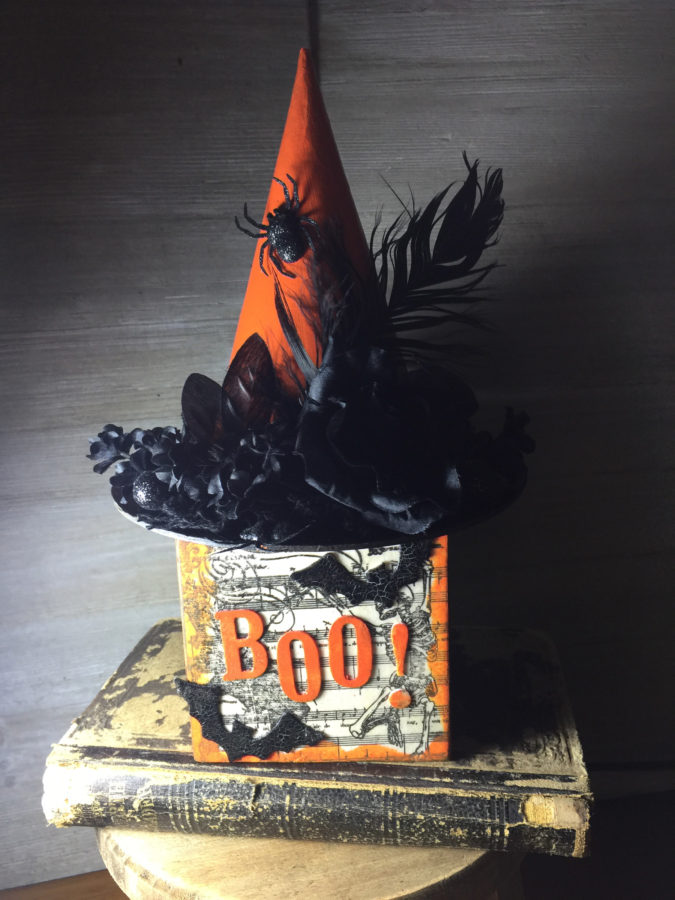 Spooky Halloween Witches Hat with Rebekah Meier Transfer Foil 