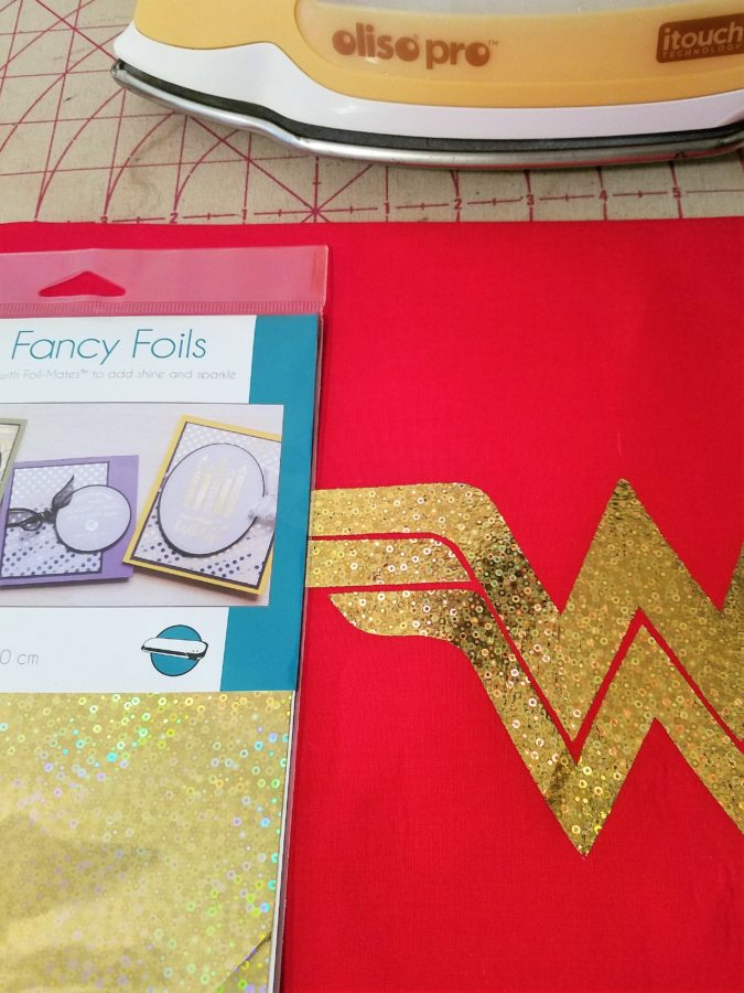 JeniferCowles Fancy Foils Wonder Woman Apron