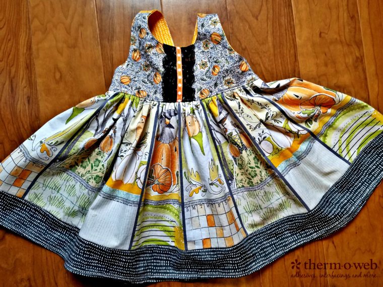 Fall Lola Top with Heatnbond and Blend Fabrics