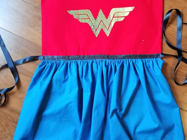 Wonder Woman Halloween Costume Apron
