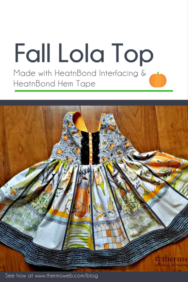 Fall Lola Top with HeatnBond