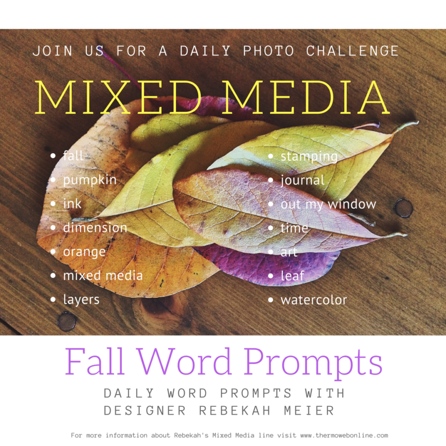 Fall Word Prompts with Rebekah Meier
